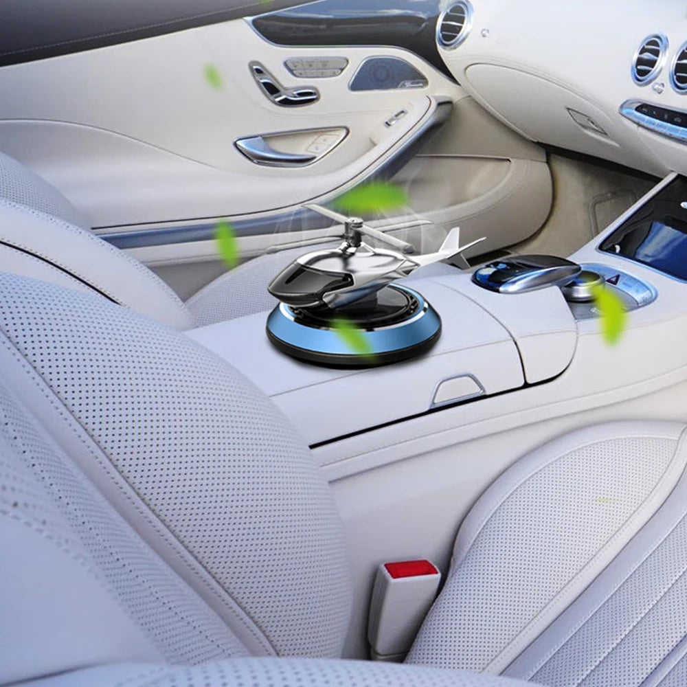 Solar Plane Car Air Freshener Car Fragrance Perfume Fresh Vent Air Aromatherapy Dashboard Handrail box Decoration Aroma Diffuser