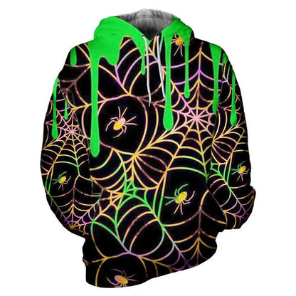 2024 Halloween Best-selling Loose Hoodie 3D Digital Printing Men's and Women's Fashion Sports Hip-hop Jumper Casual Long Sleeves
