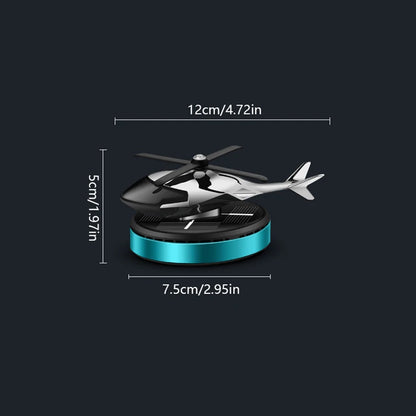 Solar Car Air Freshener Helicopter Propeller Fragrance Diffuser Flavoring Original Perfume Ornament Interior Decor Accessories