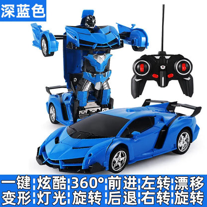 BGTOY RC Car 4WD Remote Control Deformation Robot Car Boy Anime Model Transformation 20CM Action Figures For Kids Toys Gifts