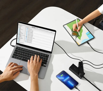 Baseus 140W GaN Charger USB Type C PD3.1 Fast Charge For Macbook Tablet Quick Charge 4.0 3.0 Phone Charger For iPhone 15 14 13