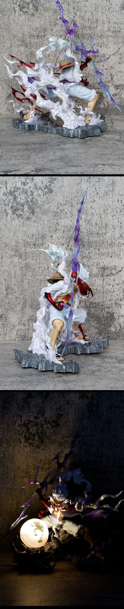 26cm One Piece Nika Luffy Anime Figures Gear Fifth 5 Action Figurine Pvc Statue Model Doll Collection Decoration Desk Toys