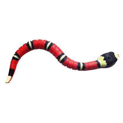 Tricky Snake Cat Toys Interactive Electric Induction Snake Toy Smart Sensing Tease Toys for Cats Game Accessories Pet Supplies