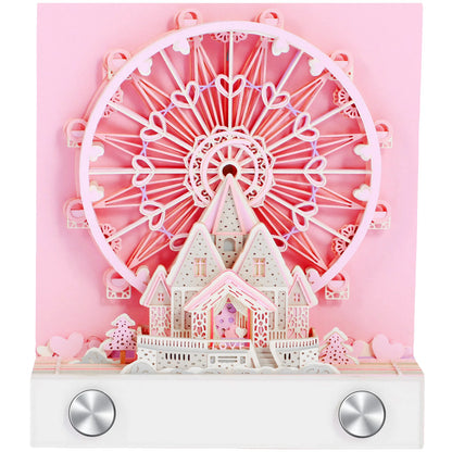3D Memo Pad Paper Carving Notes 2024 Calendar Memo Pad with LED Light Tear-Away Paper Memo Pad Note Cards Birthday Gift Kids