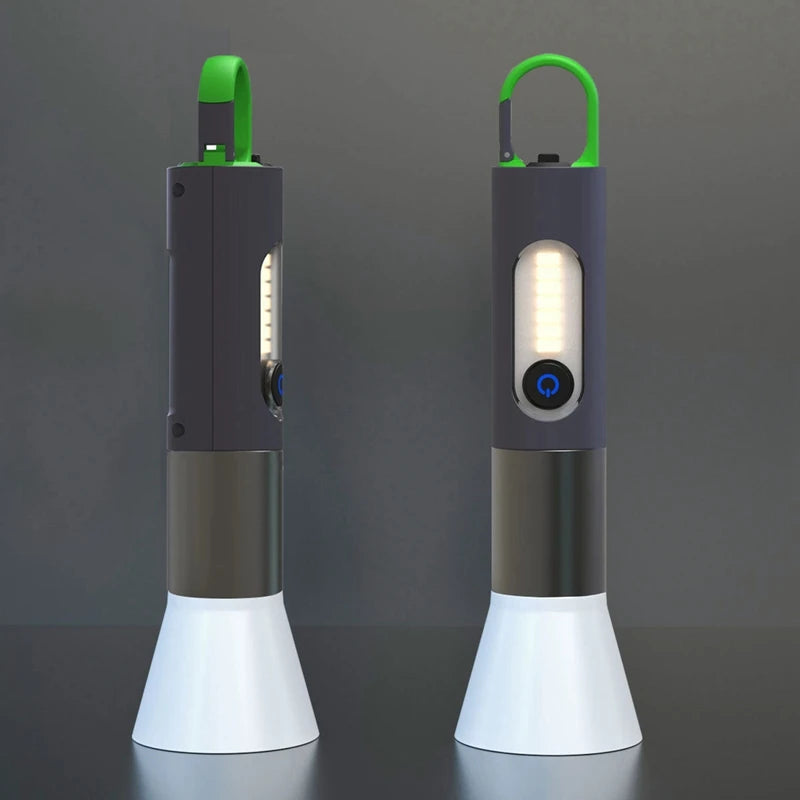 USB Rechargeable Flashlight for Camping Hiking Outdoor Emergency Lamp Strong Light LED Torch Portable Charging Pocket Torches