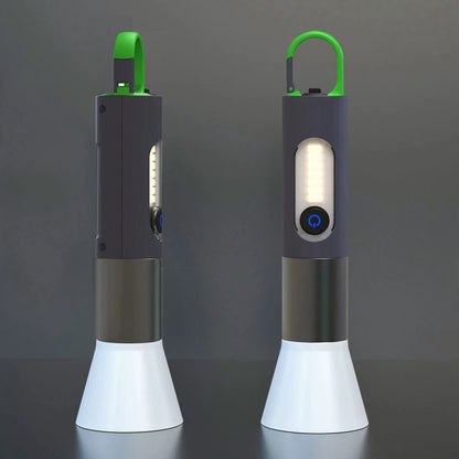 USB Rechargeable Flashlight for Camping Hiking Outdoor Emergency Lamp Strong Light LED Torch Portable Charging Pocket Torches