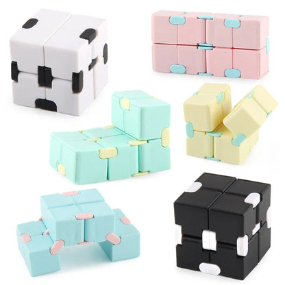 Starry Sky Infinity Cube Square Puzzle Toys Relieve Stress Hand Game Four Corner Maze Toys Children Adult Decompression fidget