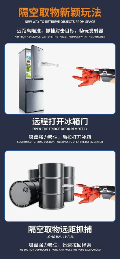 Spiderman Web Shooter Toys Wrist Cobweb Launcher Gloves Accessories Props ML Legends Spider Man Action Figures Gift for Children
