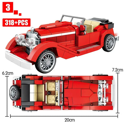 Speed Champions Series Racing Sports Vehiclea Technique Car Supercar Building Blocks Set Bricks Classic MOC Model Toys For Kids