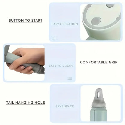 2/4/6Brush Electric Spin Scrubber, Rechargeable Cleaning Brush, Floors, Carpets, Bathrooms, Kitchens, Cordless Handheld Washer
