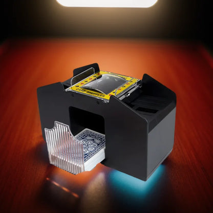 Mezclador automático de cartas para jugar, máquina clasificadora de póquer, dispensador para viajes, festivales, fiestas de Navidad, funciona con pilas