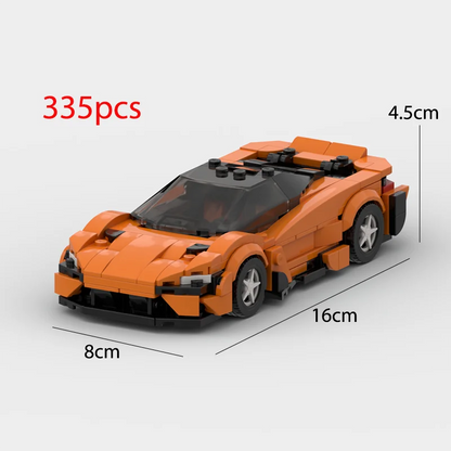 2022 Hot MOC Speed City Car Champion Racer Classic Supercar Building Blocks Brick Racing Super Technique Creative Garage DIY Set