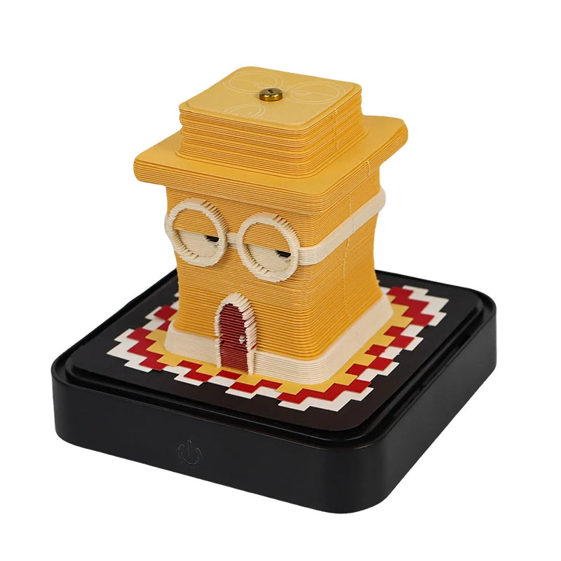 Omoshiroi Block 365 Date 3D Calender Halloween Special Building Design Party Gifts NotePad For Halloween Christmas Favor
