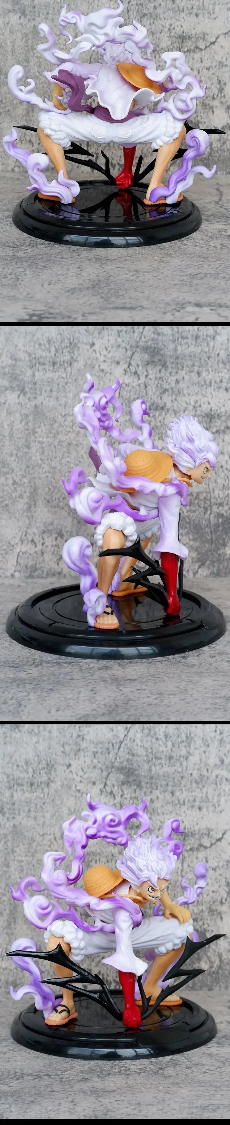 One Piece Luffy 5-Gear Anime 19cm Figures Nika Sun God Pvc Action Figurine Collectible Statue Model Doll Toys Birthday Kids Gift