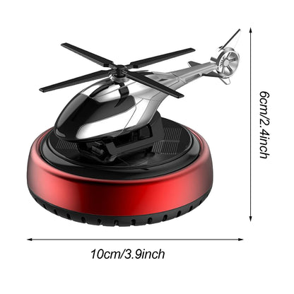 Car Air Freshener Rotating Helicopter Aeroplane Perfume Solar Power Plane Diffuser Airplane Fragrance Aircraft Dashboard Parfume