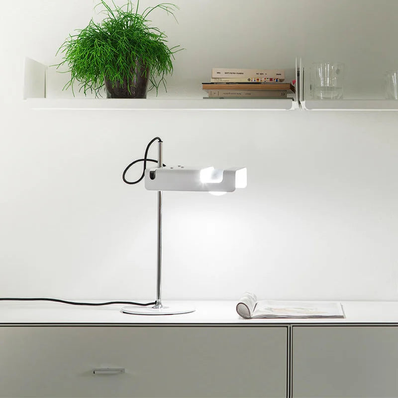 Oluce Spider Table light Italy Creative adjustable design lamp for Living Room Bedside Study Room Hotel Silver floor lamp