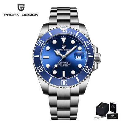 Pagani Design 2024 New NH35 Luxury Men's Automatic Mechanical Watch Top of the line Sapphire Stainless Steel Waterproof Sport 10