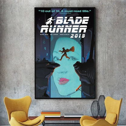 Blade Runner 2049 Movie Poster No Framed Poster Kraft Club Bar Paper Vintage Poster Wall Art Painting Bedroom Study Stickers