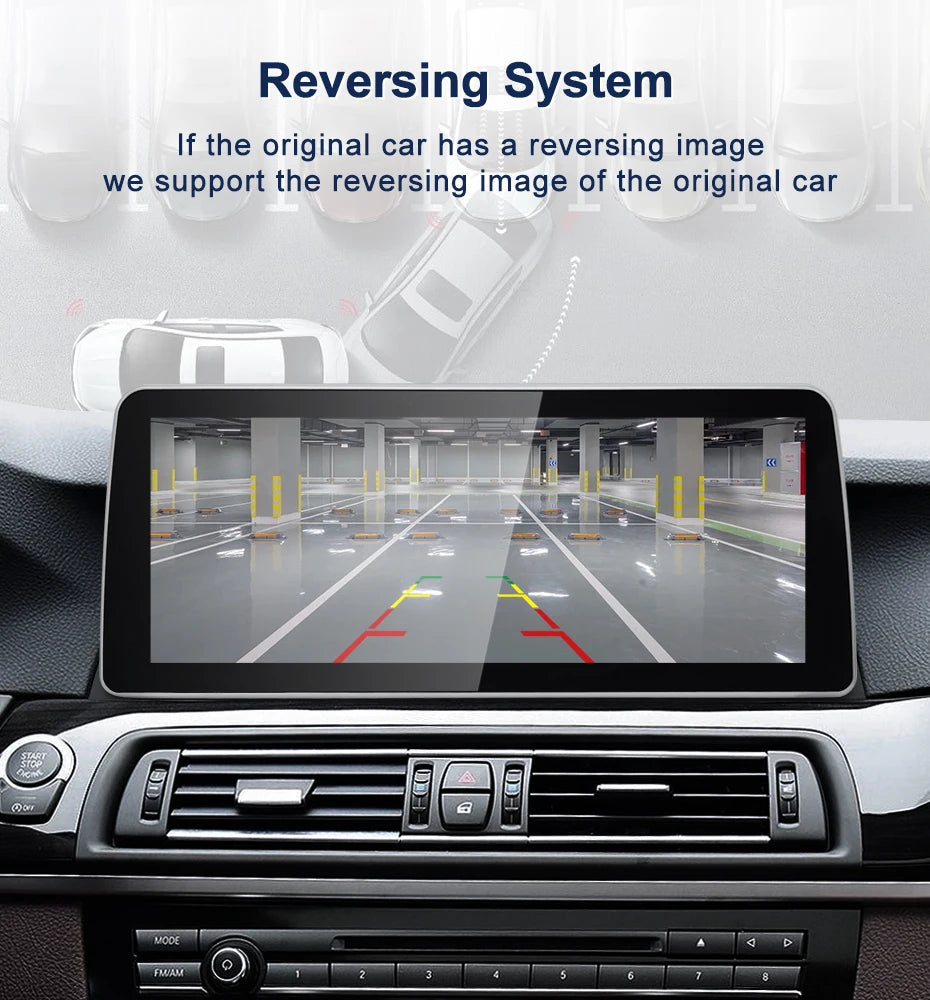 2024 New ID6 ID7 ID8 UI 12.3inc Android System Wireless Carplay AUTO For BMW 5Series F10 F11 CIC NBT Car Video Players GPS NAVI