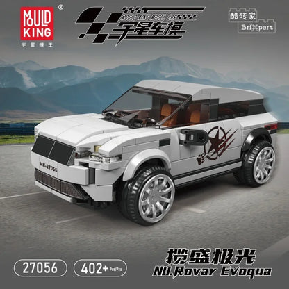 Yuxing-modelo mini-coche famoso, modelo de carreras deportivas, ocho cuadrículas, juguetes educativos para niños, bloques de construcción ensamblados