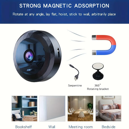 Cámara de seguridad inalámbrica Xiaomi Mini WiFi 1080P HD, protección de seguridad, videovigilancia por voz, versión nocturna