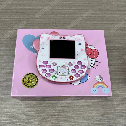 Original Sanrio Hello Kitty Cute Mini Phone Cartoon Kids Taiml Kawaii Phone Birthday Festival Fashion Children Girls Gifts Toys