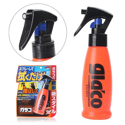 100ml Soft99 GLACO Car Windshield Glass Water Rain Repellent Fine Mist Nozzle Glass Hydrophobic Coating Anti-rain Treatment