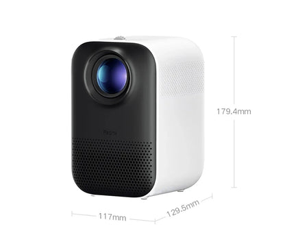 Miniproyector inteligente Xiaomi Redmi, 150 lúmenes ANSI, portátil, doble WIFI, Bluetooth, 1080P, cine en casa de alta definición