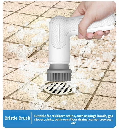 9-in-1 Electric Cleaning Brush Wireles Electric Spin Cleaning Scrubber Electric Cleaning Tool Kitchen Bathroom Cleaning Machine