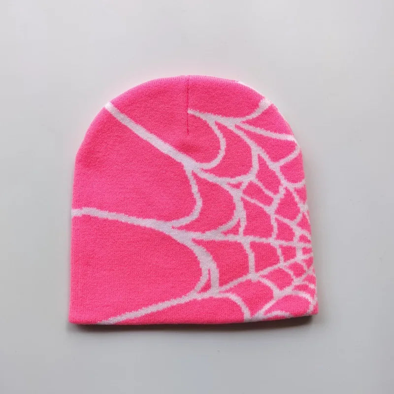 Unisex Knitting Cap Spider Men Women Luxury Beanie Caps Y2k Warm Fashion Versatile Ins Pullover Hiphop Winter Bonnet