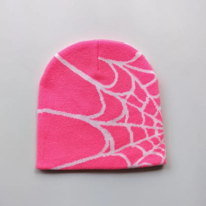 Unisex Knitting Cap Spider Men Women Luxury Beanie Caps Y2k Warm Fashion Versatile Ins Pullover Hiphop Winter Bonnet