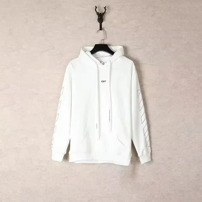2025 Pullover Hoody Sweatshirt Trendy Men's Women's Kid's Hooded Sweatshirt Casual Autumn/winter Style Arrow Zebra Line