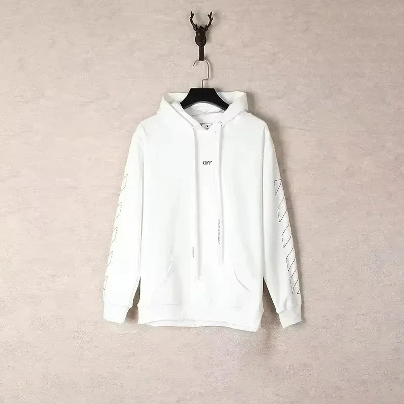 2025 Pullover Hoody Sweatshirt Trendy Men's Women's Kid's Hooded Sweatshirt Casual Autumn/winter Style Arrow Zebra Line