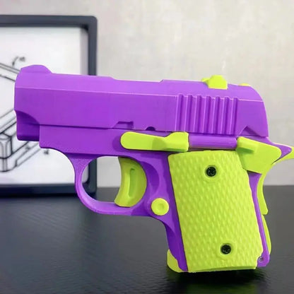 3D Gravity Knife Baby 1911 Edc Toy Gun Model Cannot Shoot 3D Printing Fidget Toy For Kids Adults Boys Birthday Gifts