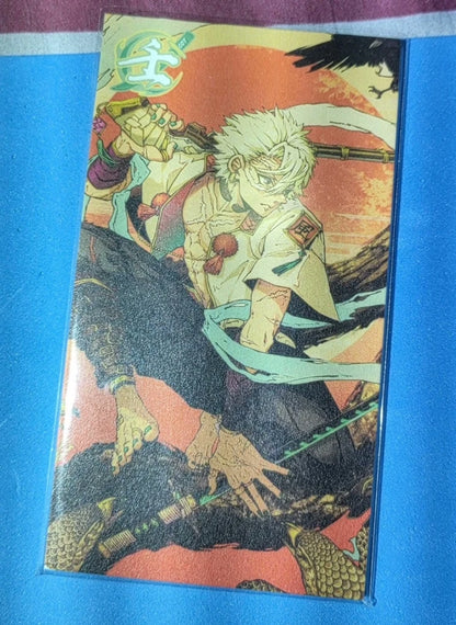 Anime Demon Slayer Quicksand Cards Kanroji Mitsuri Kochou Shinobu Iguro Obanai Uzui Tengen Collection Cards Birthday Gifts Toys