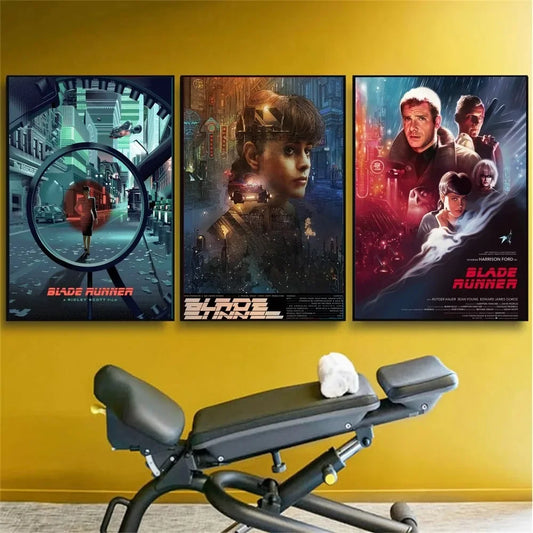 Blade Runner 2049 Movie Poster No Framed Poster Kraft Club Bar Paper Vintage Poster Wall Art Painting Bedroom Study Stickers