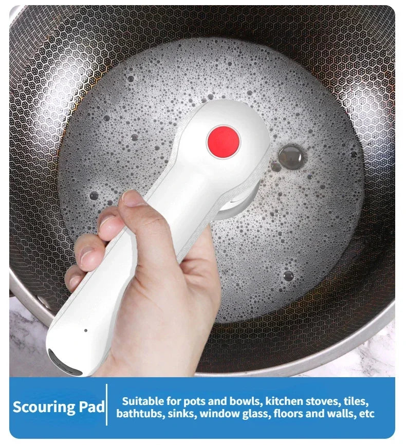 9-in-1 Electric Cleaning Brush Wireles Electric Spin Cleaning Scrubber Electric Cleaning Tool Kitchen Bathroom Cleaning Machine