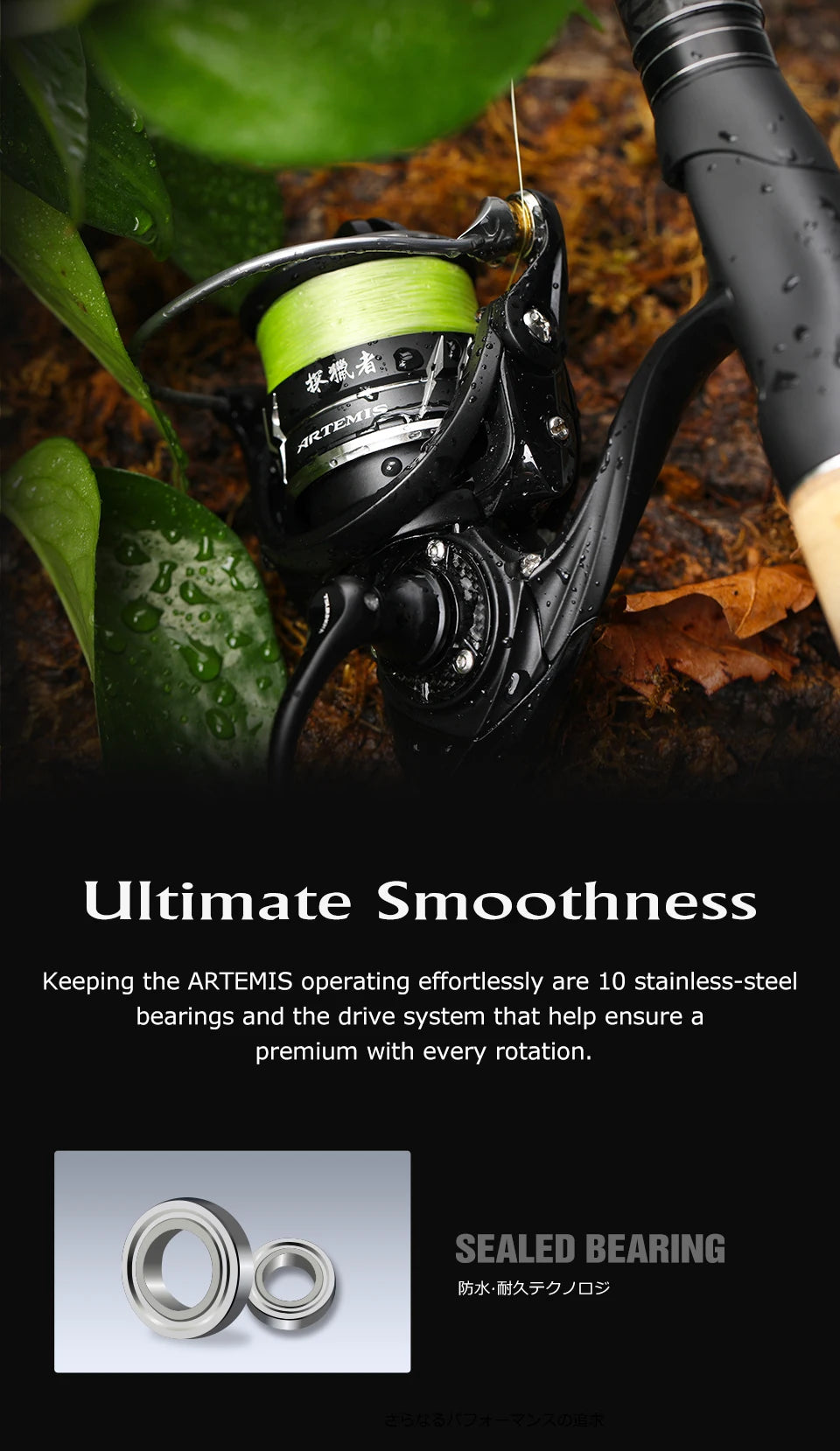 TSURINOYA NEW Spinning Fishing Reel ARTEMIS 800 1500S 2500SH 3000SH Shallow Spool Versatile Long Casting Reel High Speed Wheel