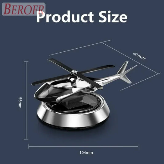 Solar Car Air Freshener Helicopter Propeller Fragrance Supplies Interior Accessories Decor Flavoring Original Perfume Diffuser