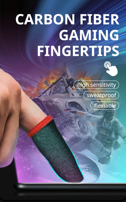 20pcs 40pcs Fingertips For Game PUBG Mobile Anti Slip Finger Glove Game Controller Finger Sleeve For Touch Screen Mobile Gaming