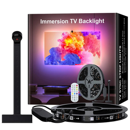 Smart Tv Led Lighting Strip Camera Screen Synchronization 5V Usb 5M 3.8M Rgb Led Light Strip App Control Ambilight Tv Backlights