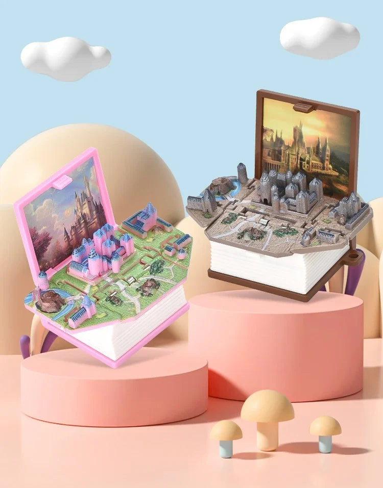 3D Folding Bomb Explosion Book Novelty Mini Keychain Children's Handheld Game Board Games Boy Gift Buckles Car Accessory