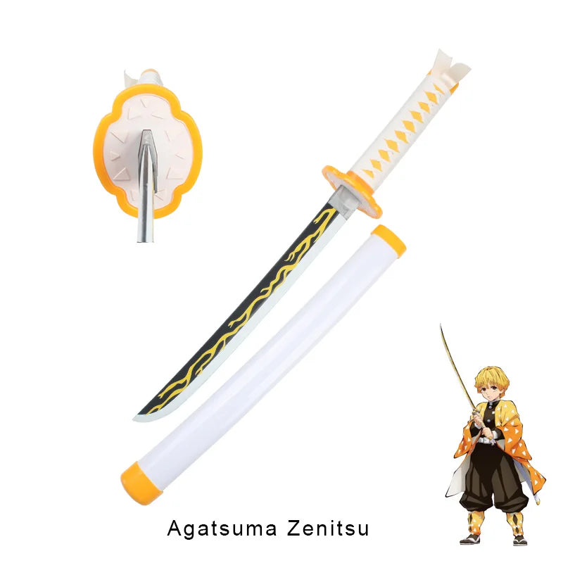 Anime Demon Slayer Katana Kimetsu No Yaiba Sword  60cm Toy Sword  Sanemi Kyoujurou Kokushibou Reissue Katana