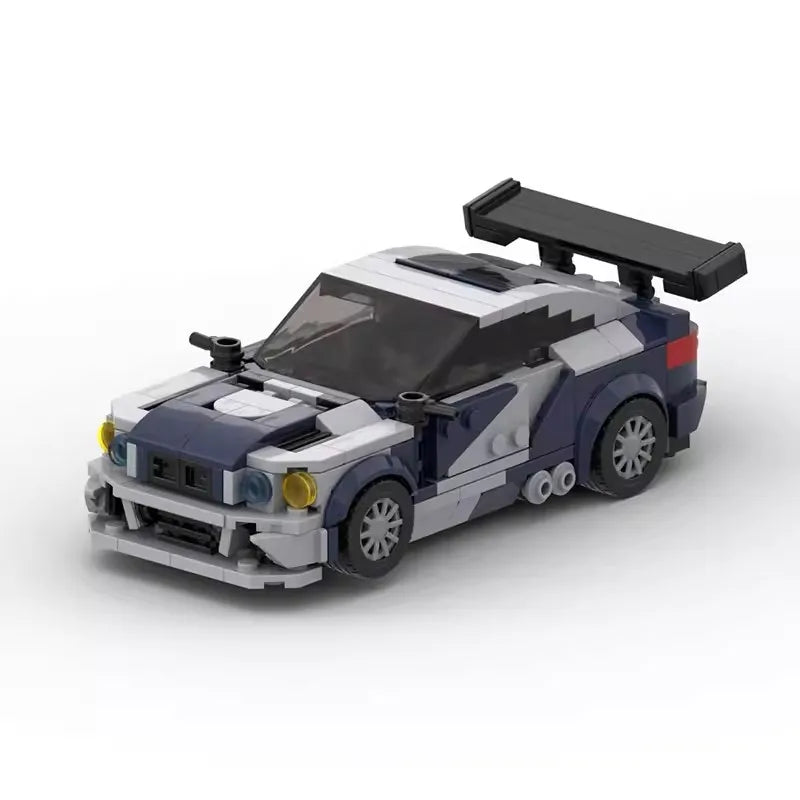 Bricklink Technical Car City Speed Champions M3 E30 E36 E46 GTR 635CSi 850CSi Vehicles Sets Building Blocks Toys Children Gift