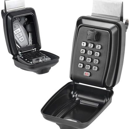 Portable Car Window Hanging Antitheft Code Key Box With 12Digits Code Waterproof Anti-theft Key Safe For Office Home Outdoor Use