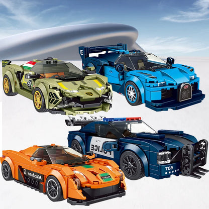 P1 Sian Roadblock Police Vehicle Vision GT Building Blocks for Adults MouldKing27001 27002 27003 27004 Model Kit Educational Toy