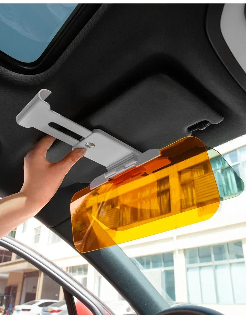 2 in 1 Car Sun Visor Goggle Night Vision Driving HD Anti Sunlight Dazzling Day Mirror Anti-UV Auto Interior Mirrors Sunshades