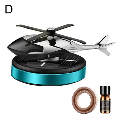 Solar Car Air Freshener Helicopter Propeller Fragrance Decor Flavoring Supplies Accessories Original Perfume Diffuser Inter X0L1
