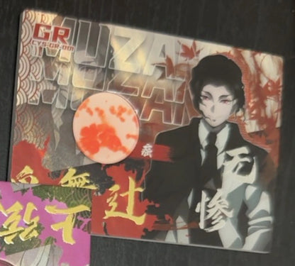 Anime Demon Slayer Kamado Tanjirou Kochou Shinobu Kanroji Mitsuri Iguro Obanai Collection Cards Christmas Birthday Gifts Toys