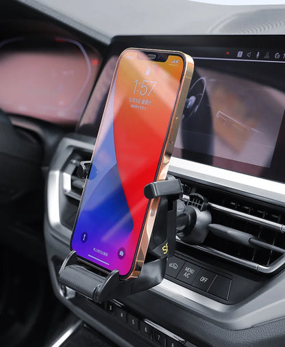 Universal Seat Style Mobile Phone Holder Car AirVent Clip Mount Holder Car Racing Outlet SeatHolder Air Design Navigation